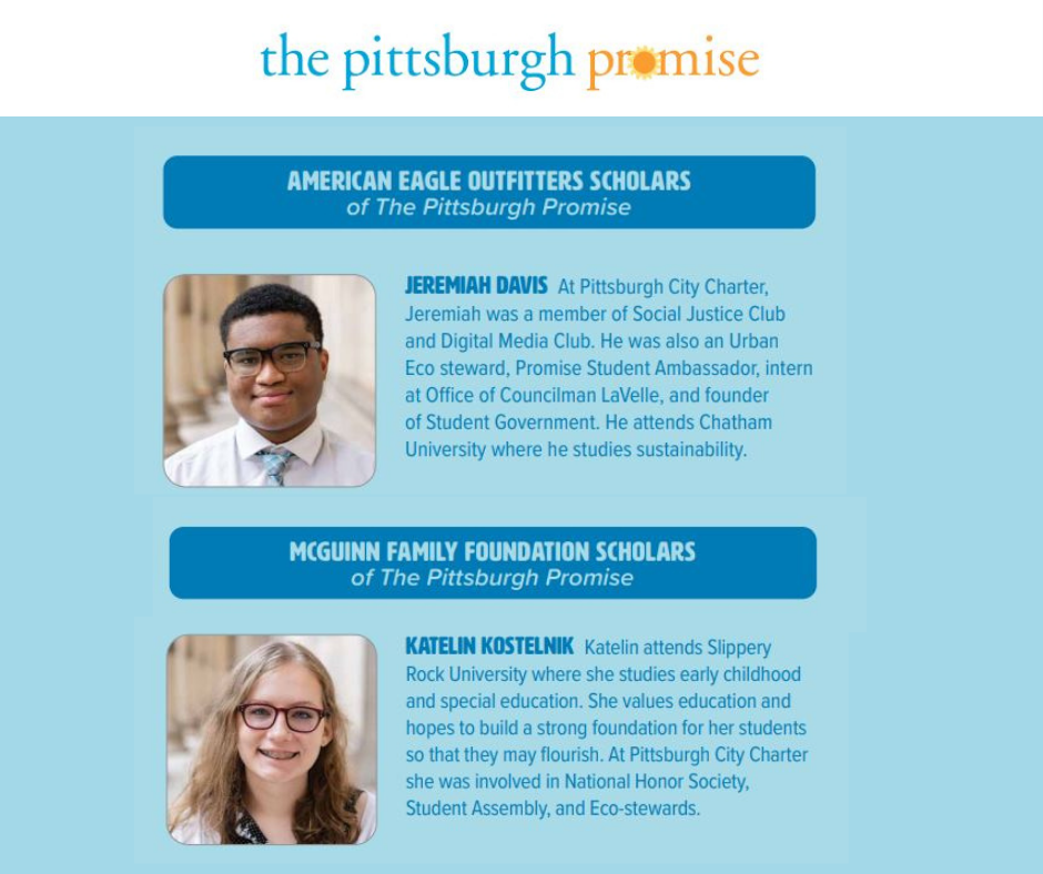 2020 City High Grads Earn Recognition as Pittsburgh Promise Scholars