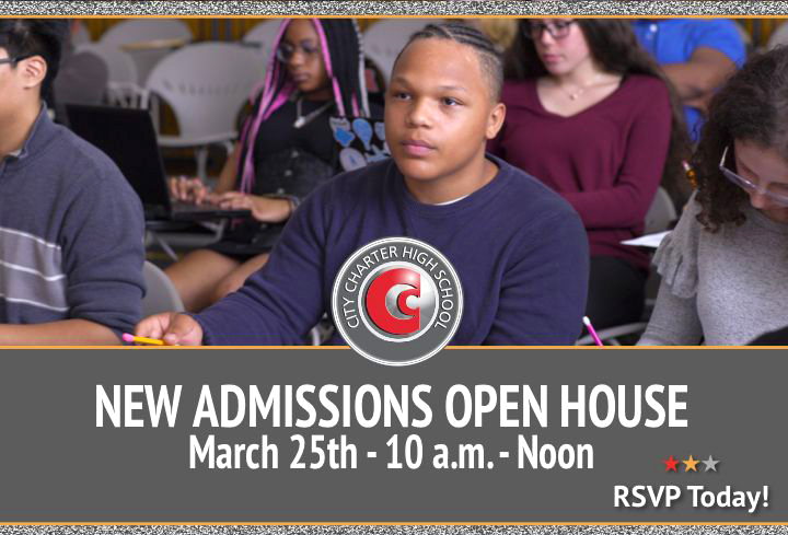 RSVP Now to Attend City High's New Admissions Open House March 25th!