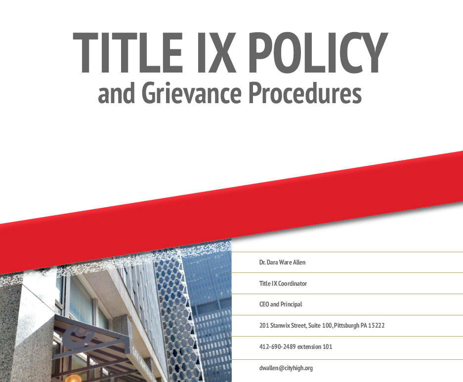 Title IX Policy and Grievance Procedures 2020-2021