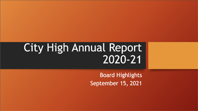2020-2021 Annual Report Card