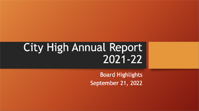 2021-2022 Annual Report Card