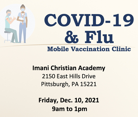 Imani Christian Academy December 10, 2021 Mobile Vaccination Clinic