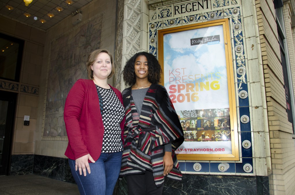 Theater Major Intern Gets Behind the Curtain Experience at Kelly-Strayhorn Theater.